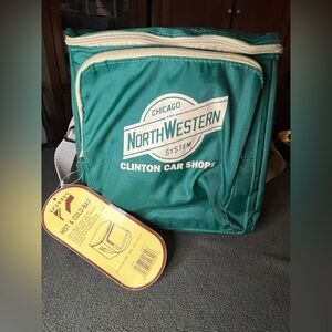 Vintage Chicago & North Western System Insulated Cooler Bag